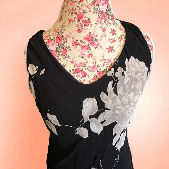 Jessica Howard Sleeveless Floral Slim Fit Maxi Dress - 12 - Picture 3 of 4